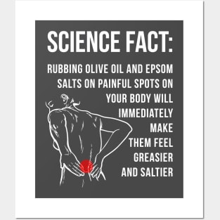 Science Fact: Greasy painful spots Posters and Art